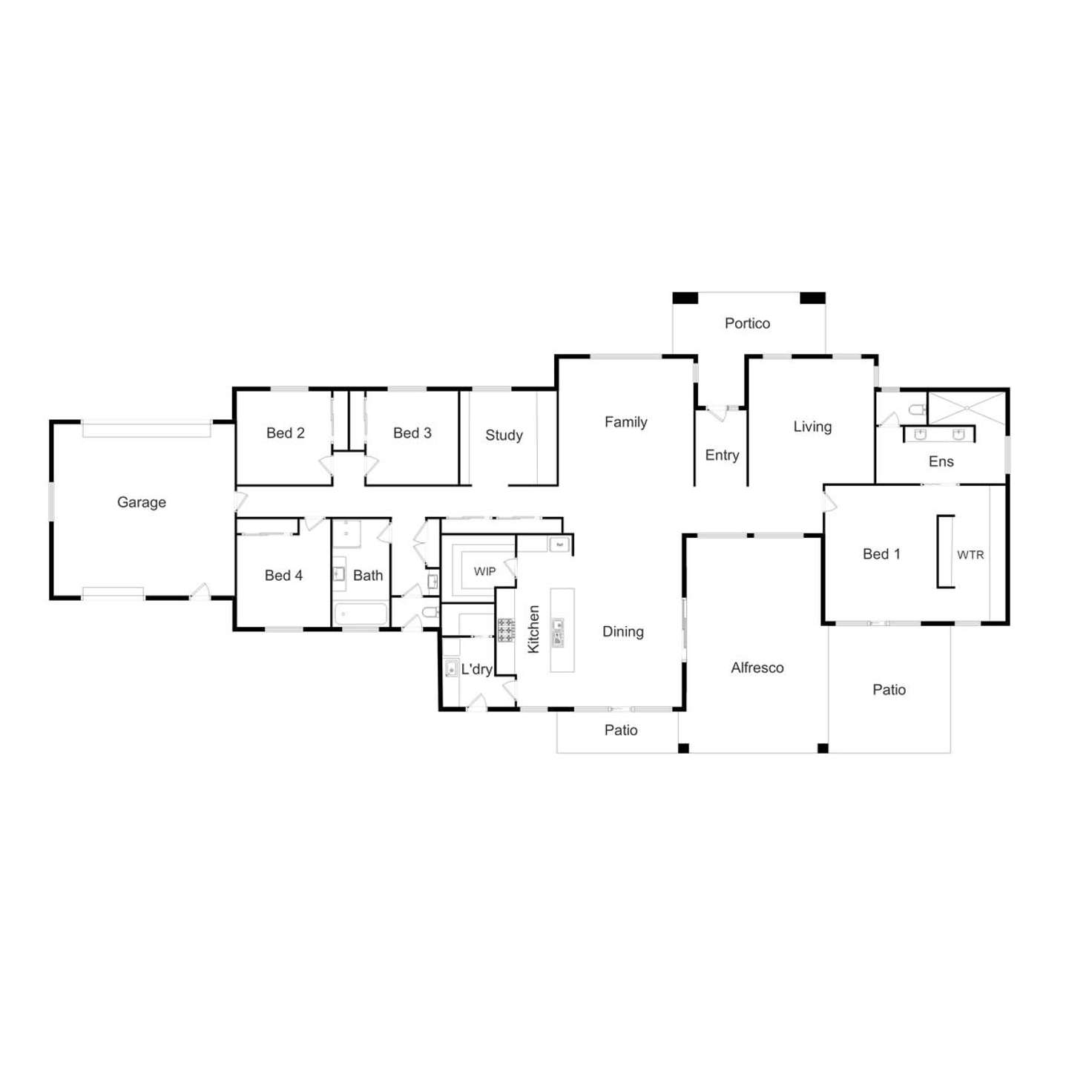 Floorplan of Homely house listing, 2 Stockmans Drive, Mansfield VIC 3722
