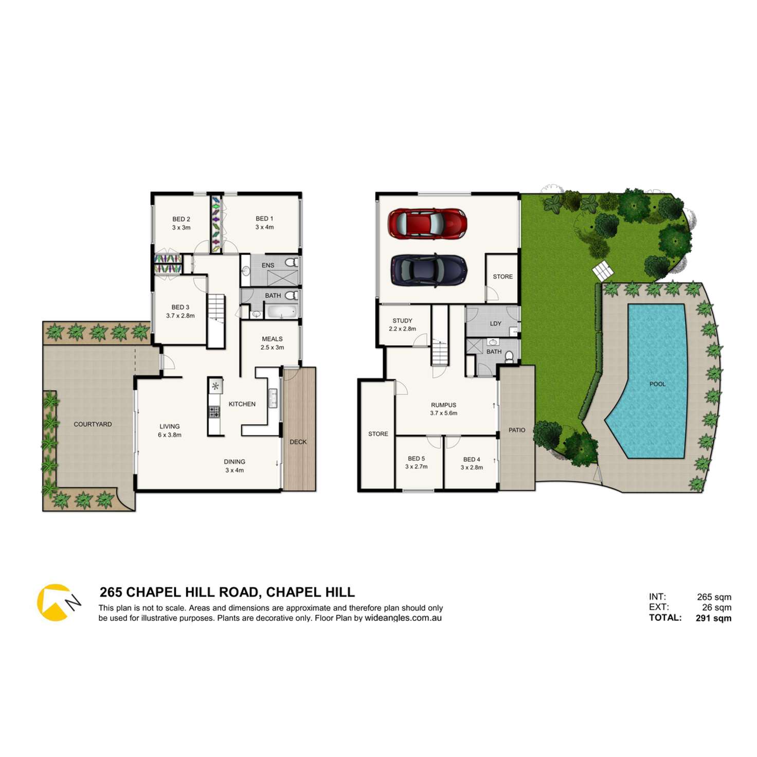 Floorplan of Homely house listing, 265 Chapel Hill Road, Chapel Hill QLD 4069