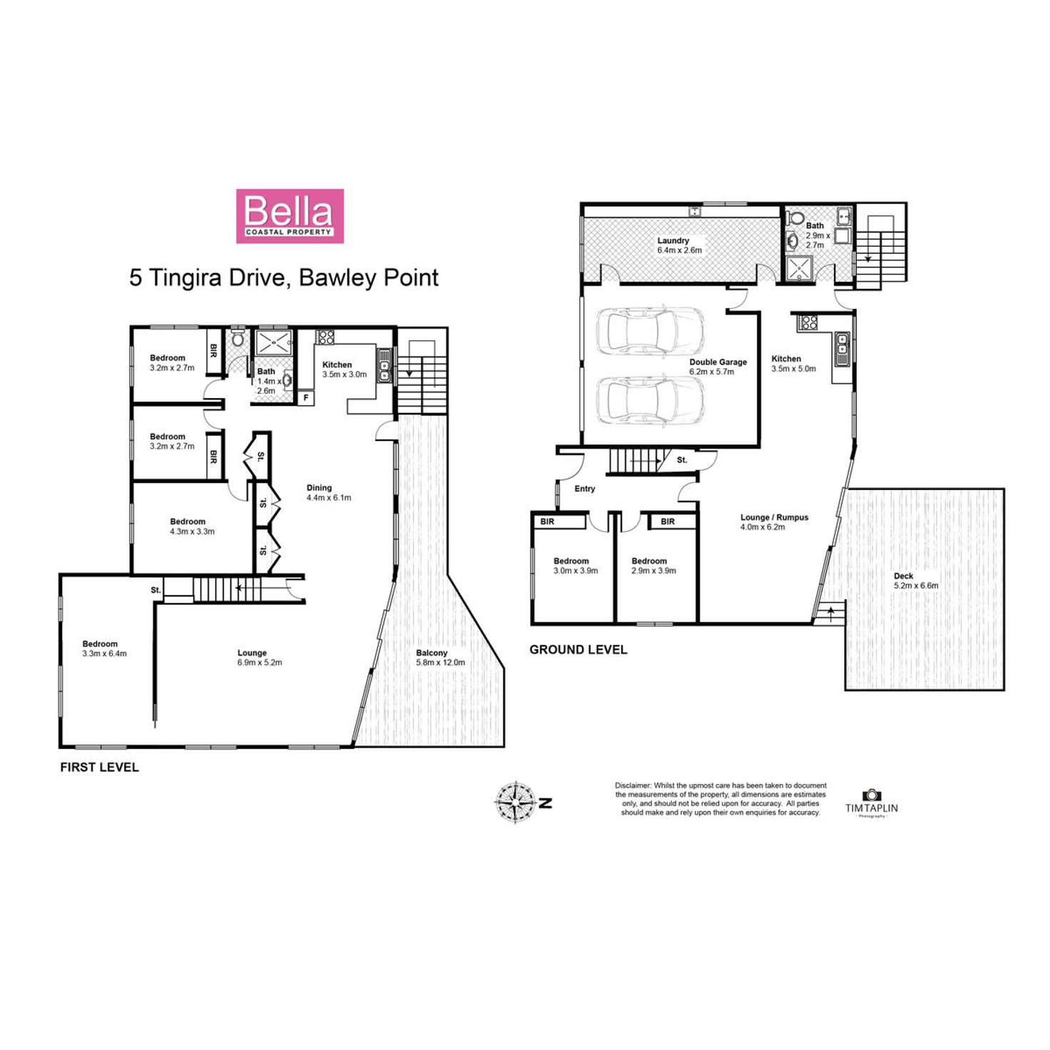Floorplan of Homely house listing, 5 Tingira Drive, Bawley Point NSW 2539