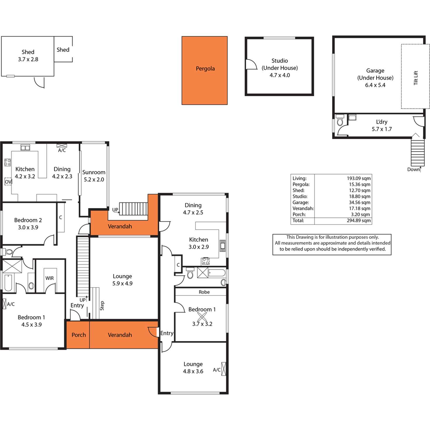 Floorplan of Homely house listing, 128 Shepherds Hill Road, Bellevue Heights SA 5050