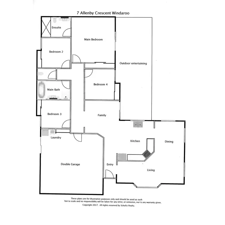 Floorplan of Homely house listing, 7 Allenby Crescent, Windaroo QLD 4207