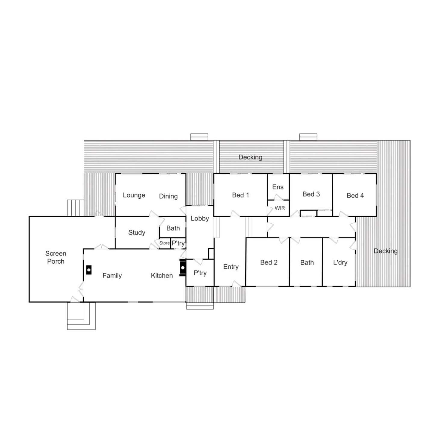 Floorplan of Homely acreageSemiRural listing, 315 Wairere Road, Boorolite VIC 3723