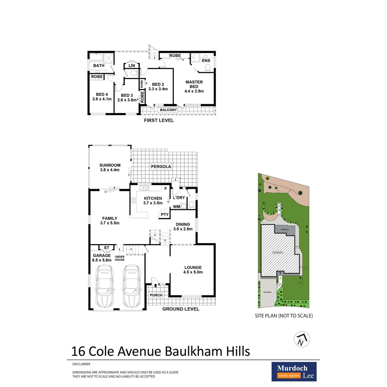 Floorplan of Homely house listing, 16 Cole Avenue, Baulkham Hills NSW 2153