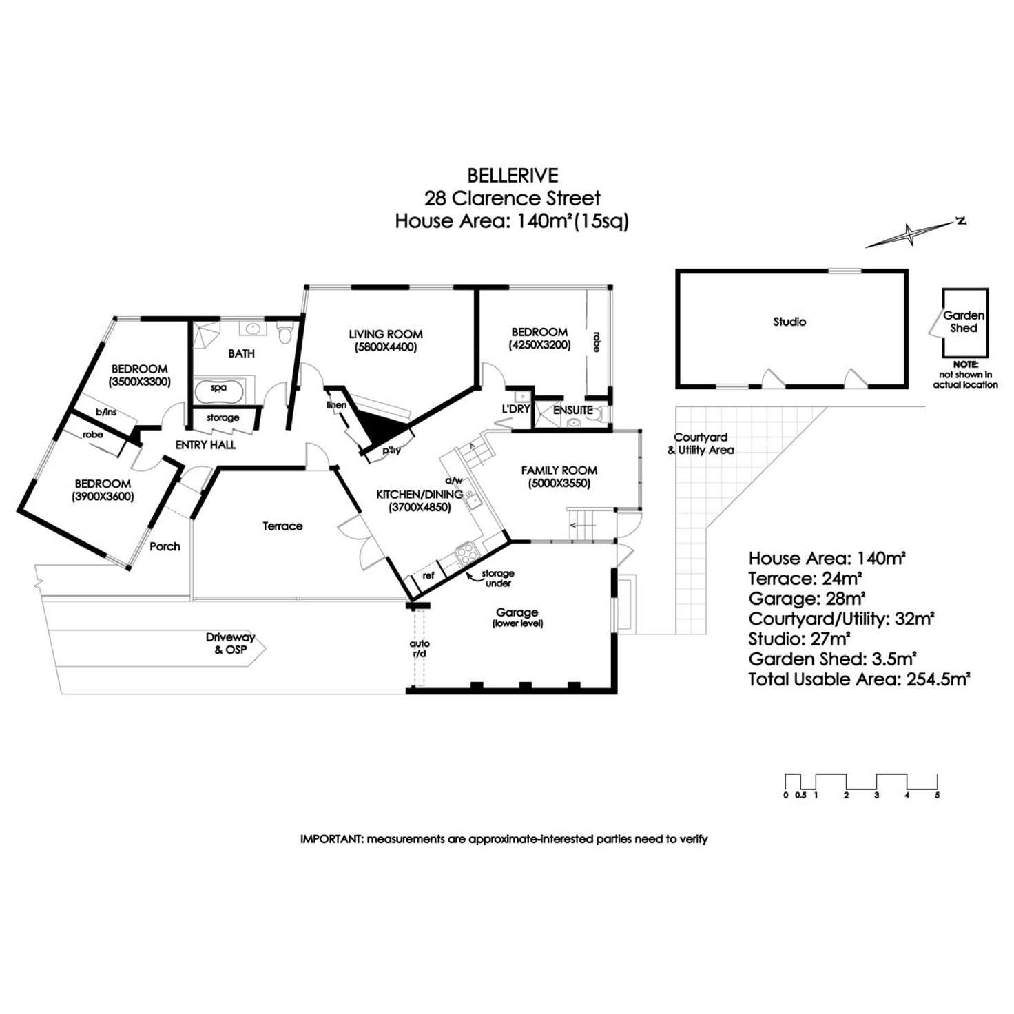 Floorplan of Homely house listing, 28 Clarence Street, Bellerive TAS 7018