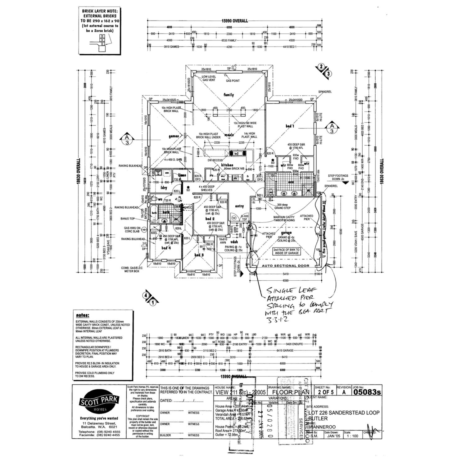 Floorplan of Homely house listing, 22 Sanderstead Loop, Butler WA 6036