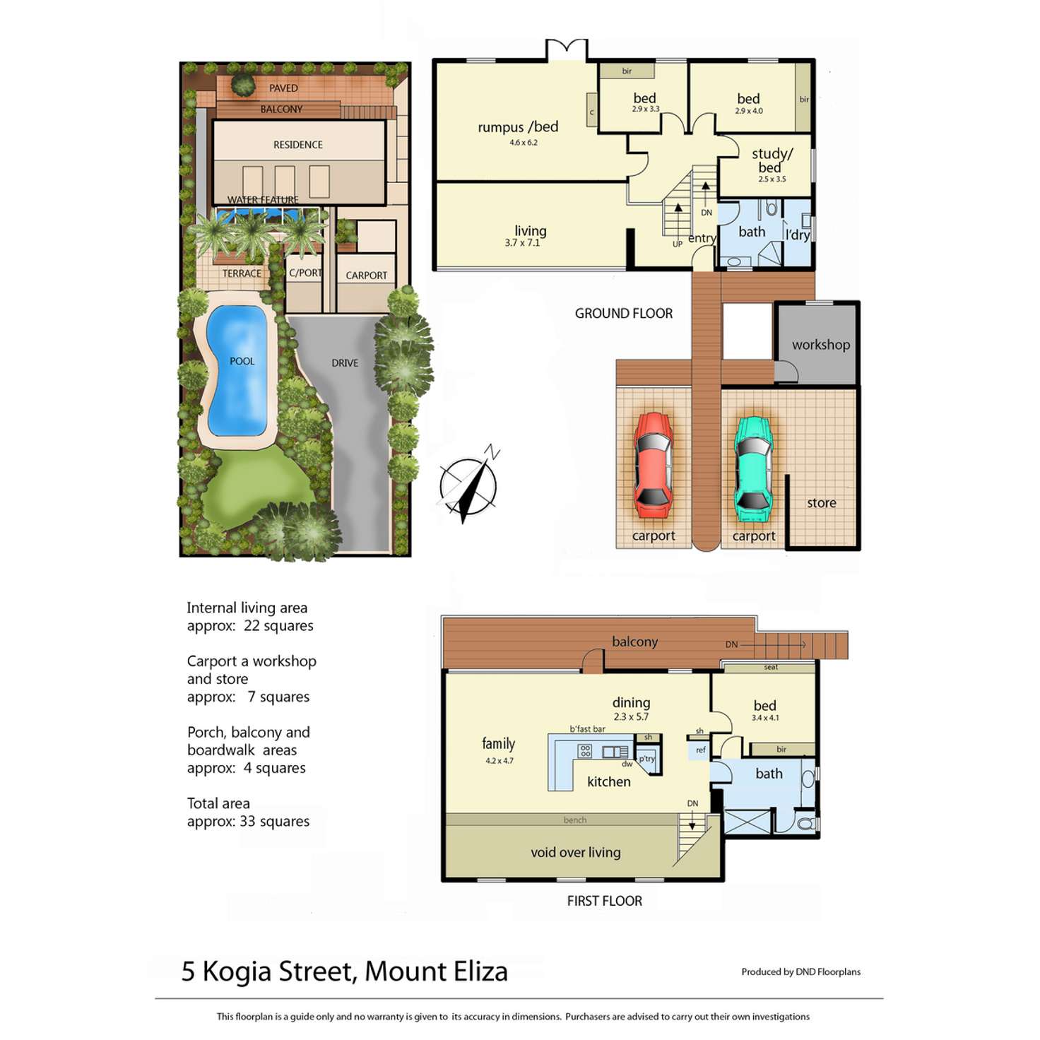 Floorplan of Homely house listing, 5 Kogia Street, Mount Eliza VIC 3930