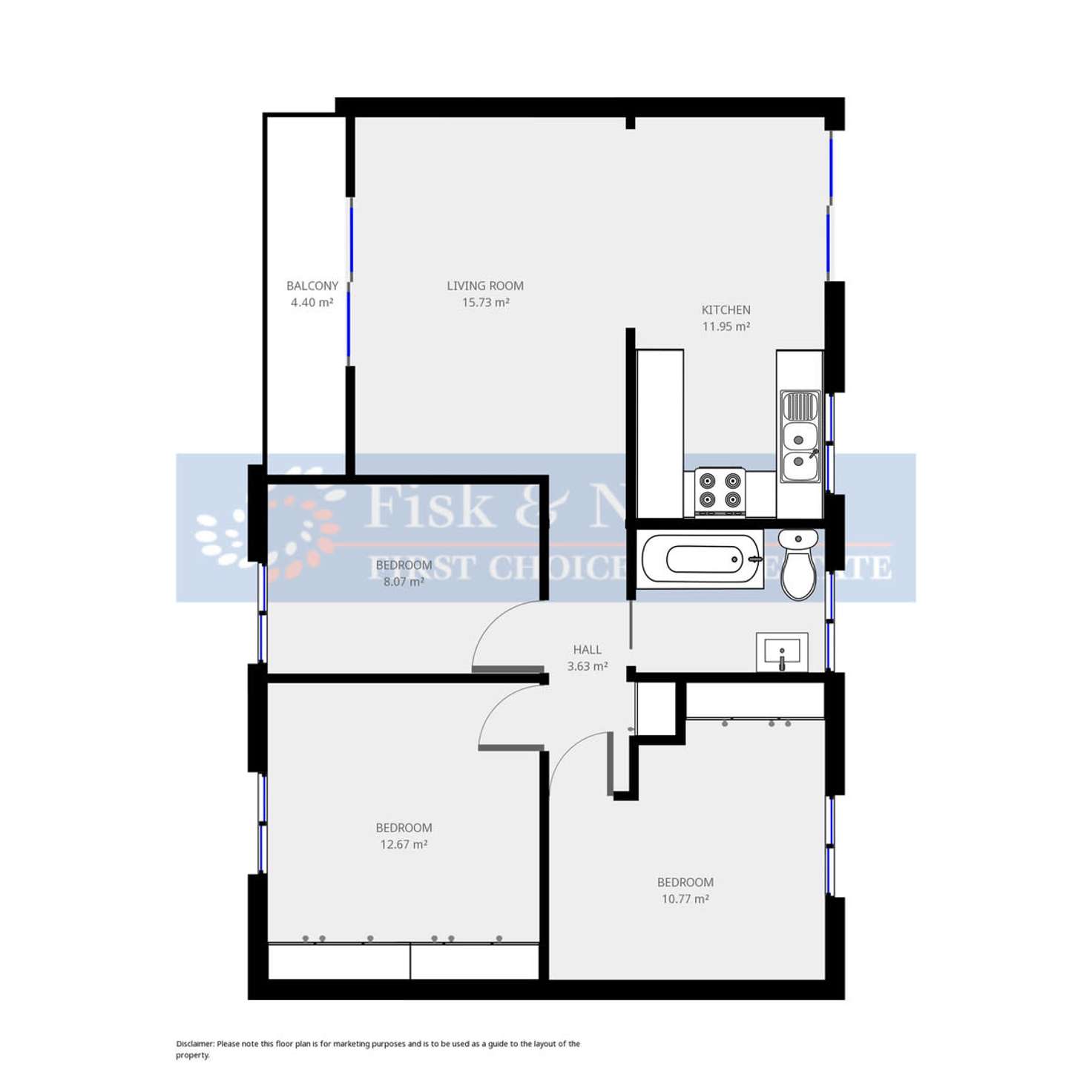 Floorplan of Homely house listing, 2/9 Beverley Street, Merimbula NSW 2548