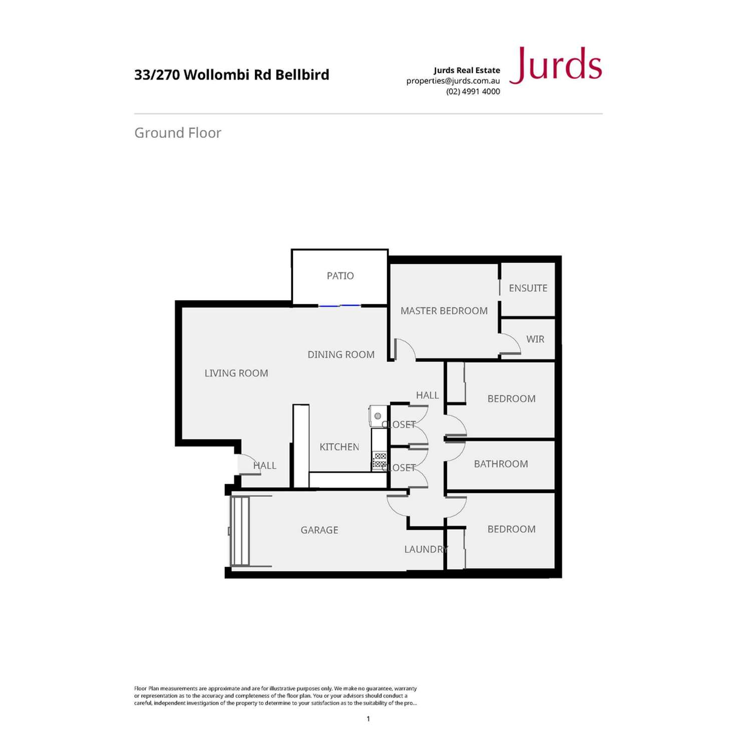 Floorplan of Homely unit listing, 33/270 Wollombi Road, Bellbird Heights NSW 2325