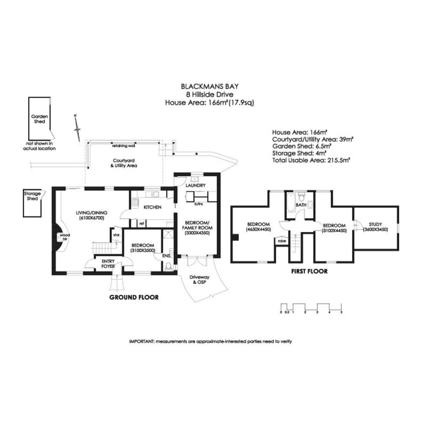 Floorplan of Homely house listing, 8 Hillside Drive, Blackmans Bay TAS 7052