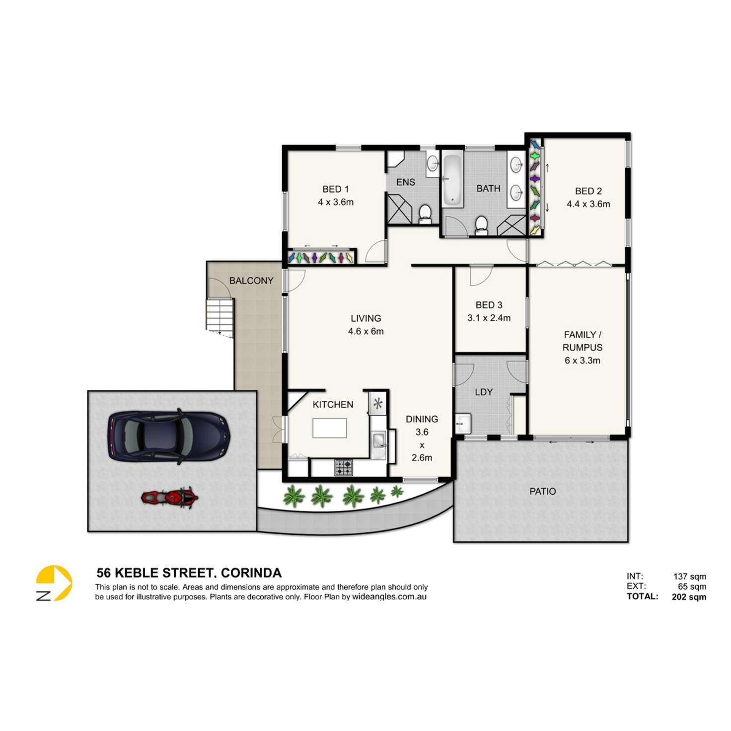 Floorplan of Homely house listing, 56 Keble Street, Corinda QLD 4075