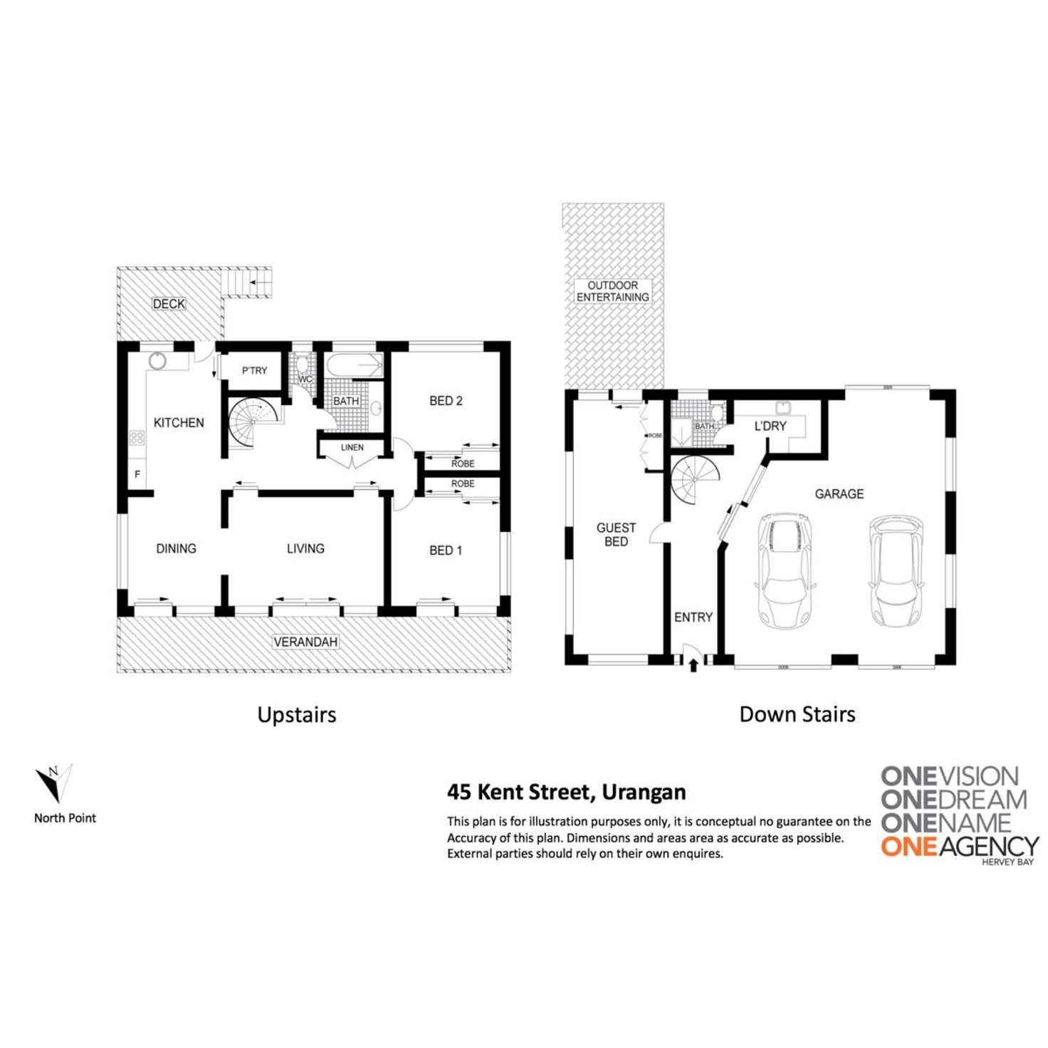 Floorplan of Homely house listing, 45 Kent Street, Urangan QLD 4655