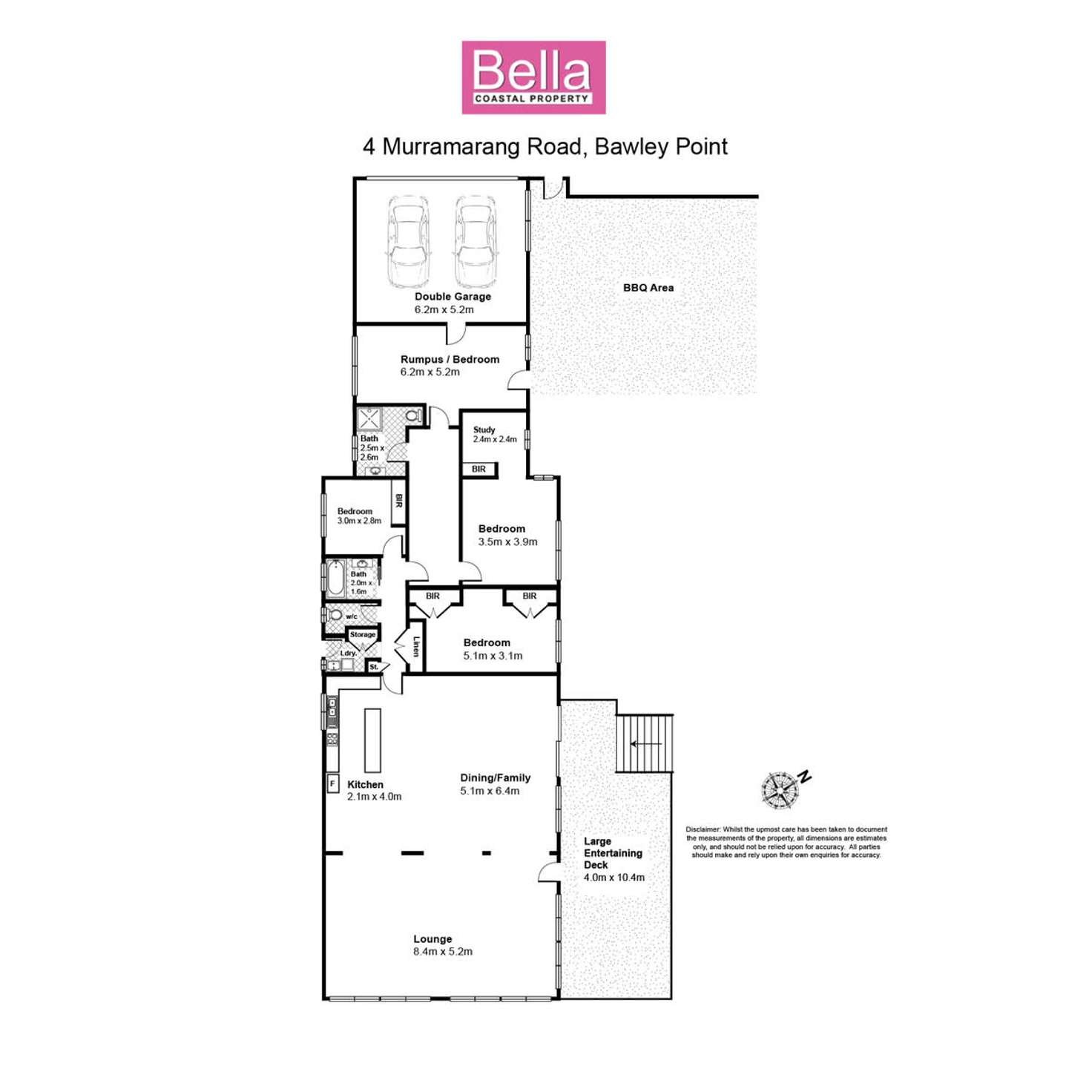 Floorplan of Homely house listing, 4 Murramarang Road, Bawley Point NSW 2539