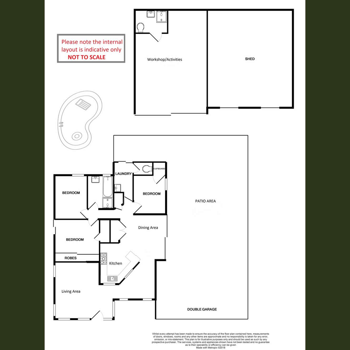 Floorplan of Homely house listing, 24 Rochester Avenue, Beckenham WA 6107