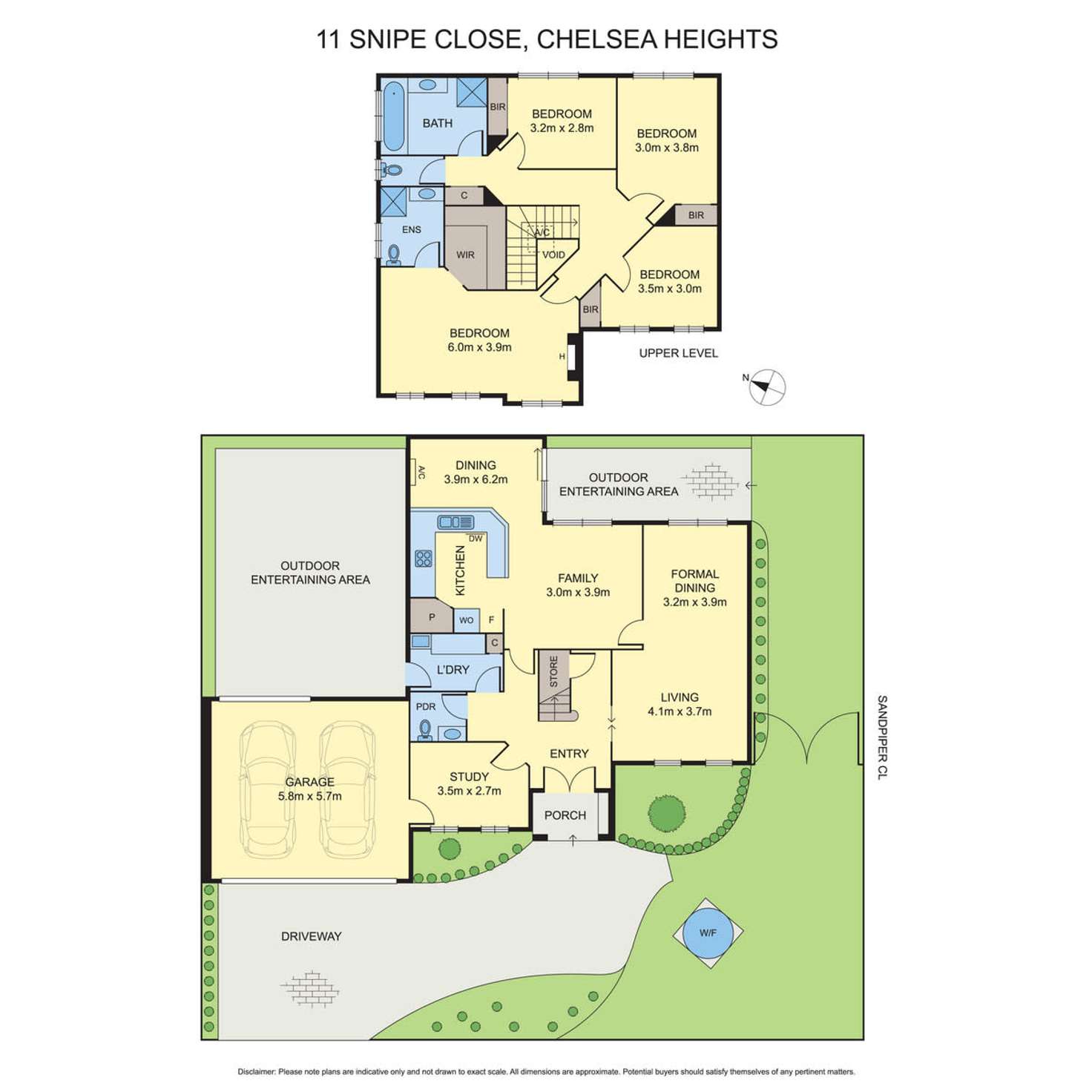 Floorplan of Homely house listing, 11 Snipe Close, Chelsea Heights VIC 3196