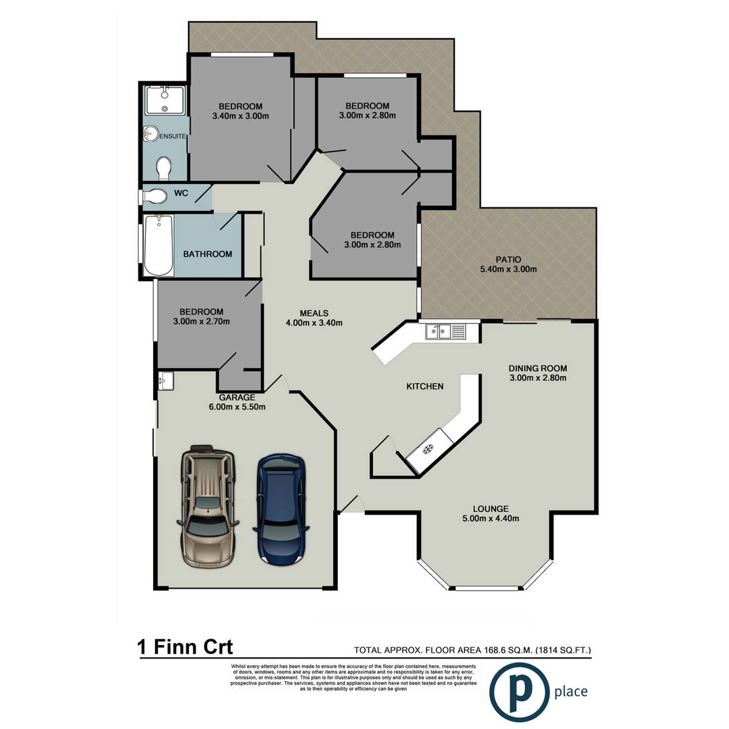 Floorplan of Homely house listing, 1 Finn Court, Camira QLD 4300