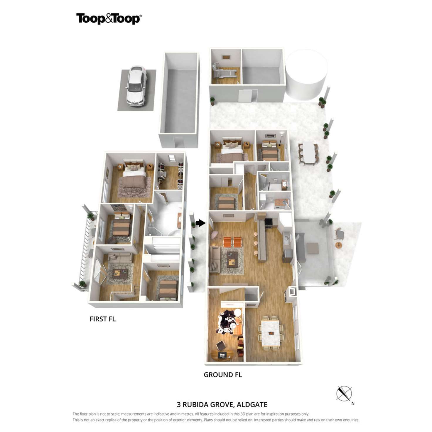 Floorplan of Homely house listing, 3 Rubida Grove, Aldgate SA 5154