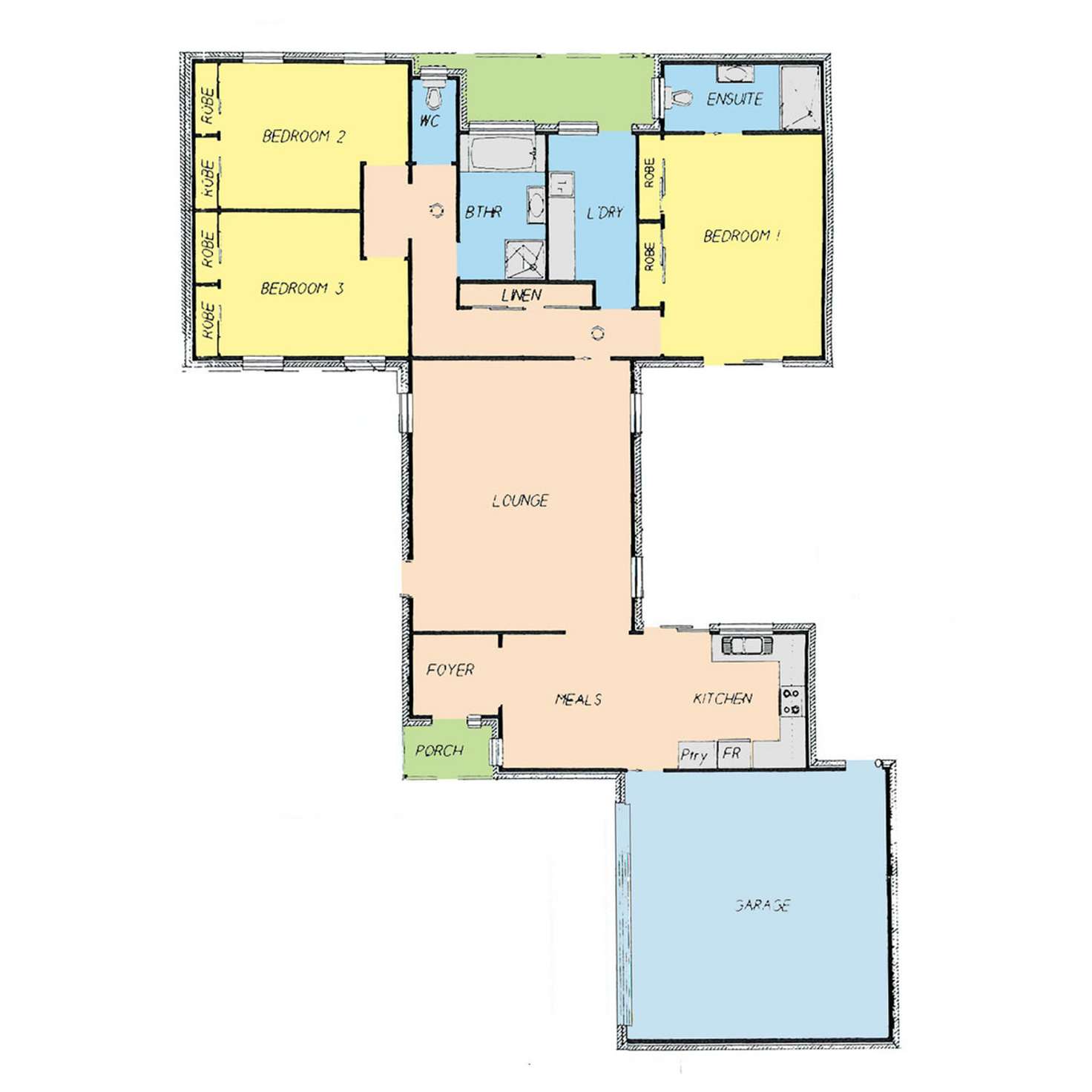 Floorplan of Homely townhouse listing, 3/8-10 Darling Street, Sale VIC 3850