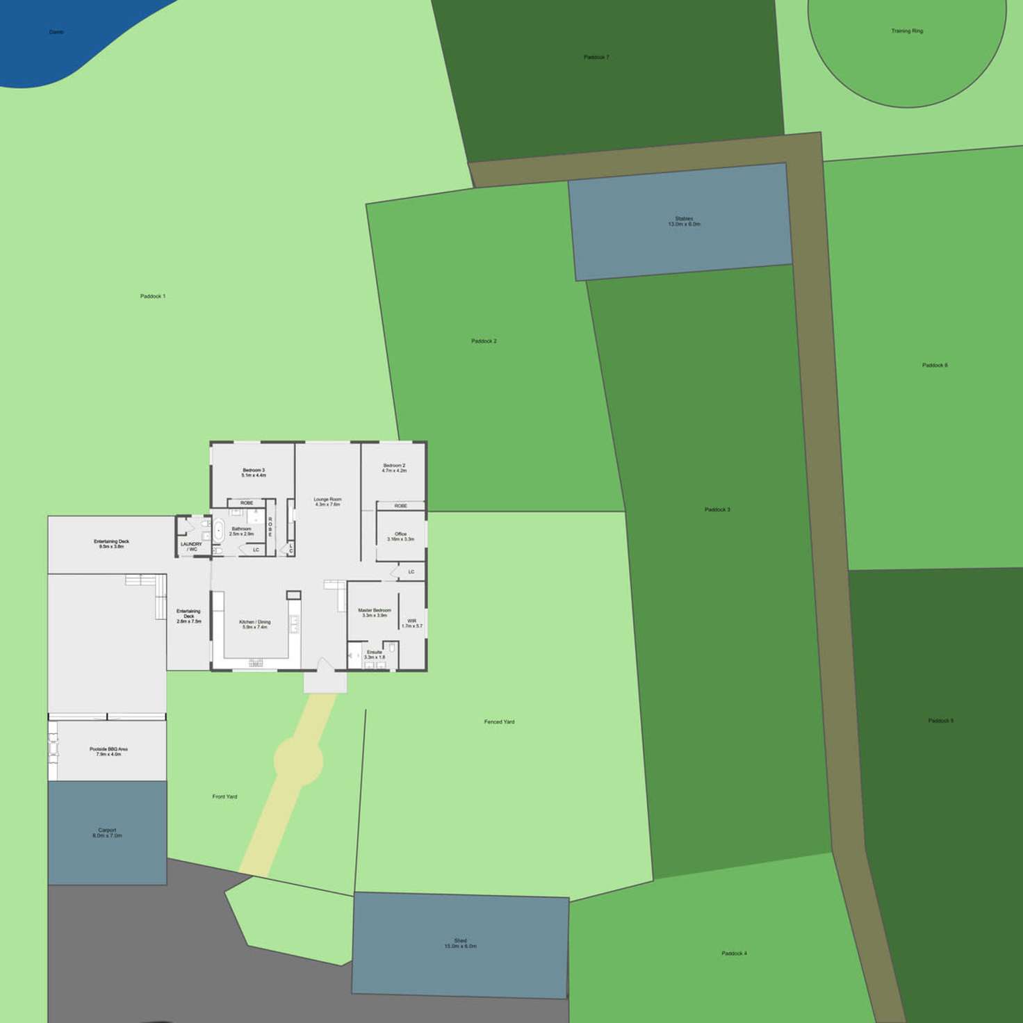 Floorplan of Homely lifestyle listing, 332 Avery's Lane, Buchanan NSW 2323