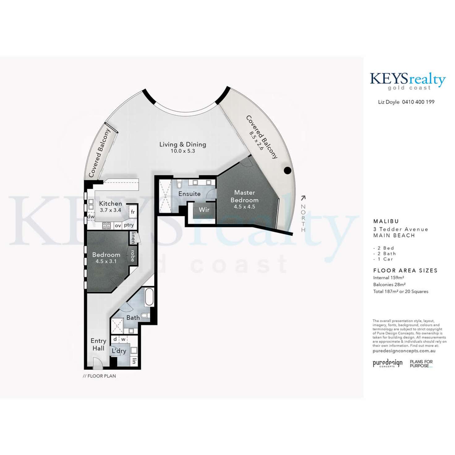 Floorplan of Homely apartment listing, 3/3 Tedder Avenue, Main Beach QLD 4217