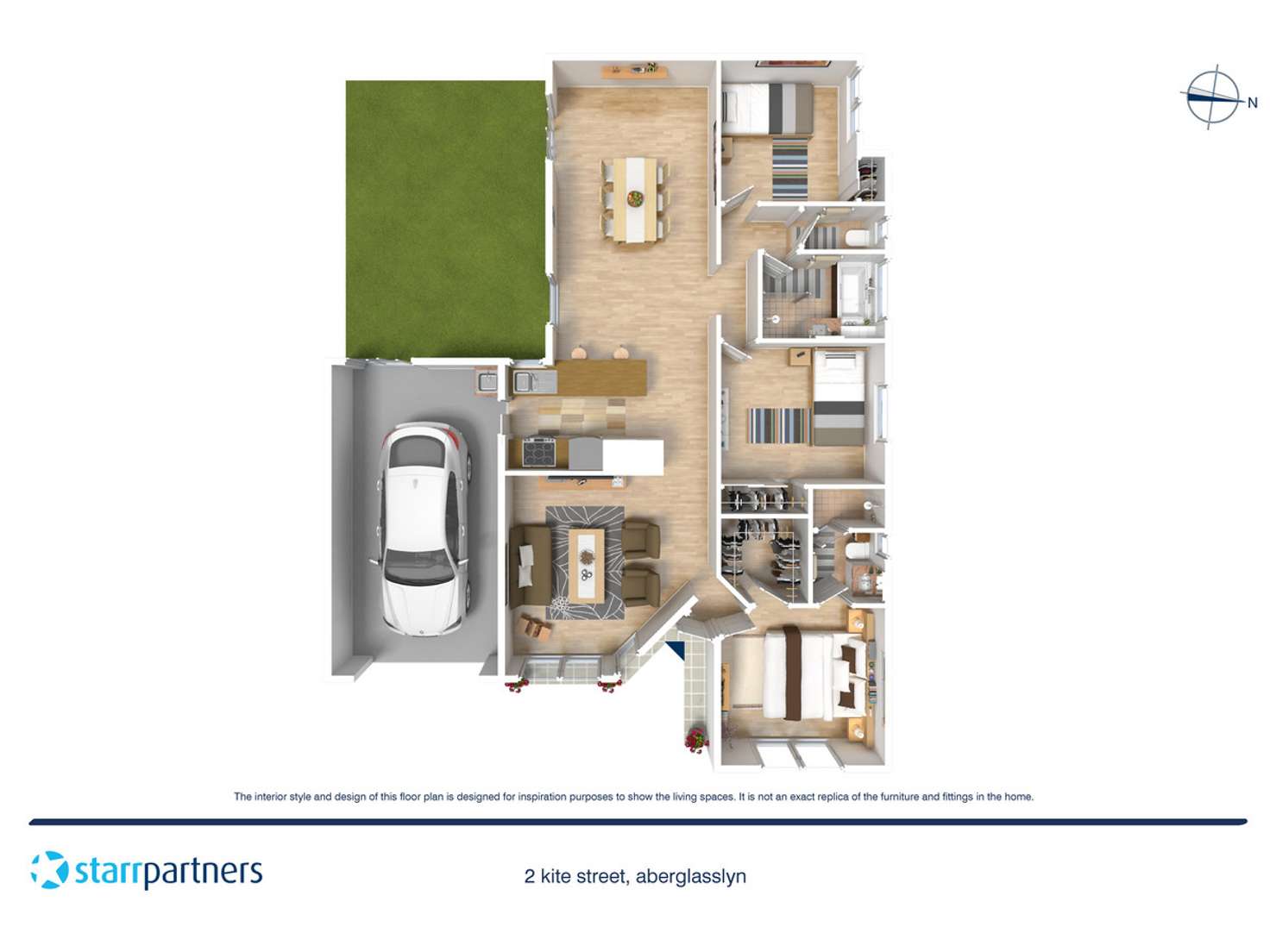 Floorplan of Homely house listing, 2 Kite Street, Aberglasslyn NSW 2320