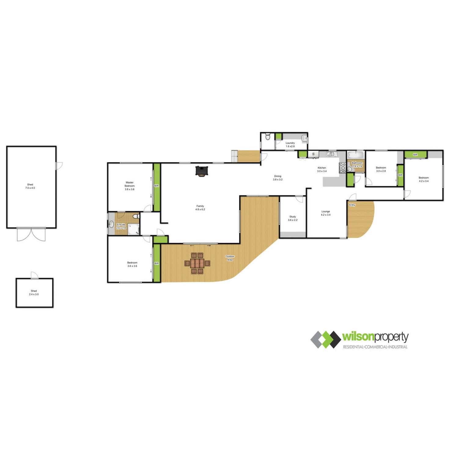 Floorplan of Homely house listing, 2 Gepp Court, Traralgon VIC 3844