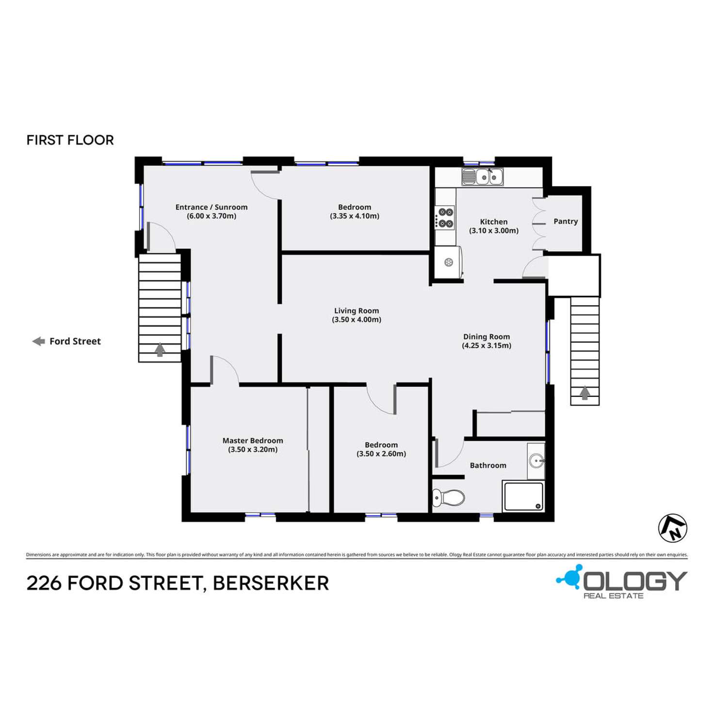 Floorplan of Homely house listing, 226 Ford Street, Berserker QLD 4701