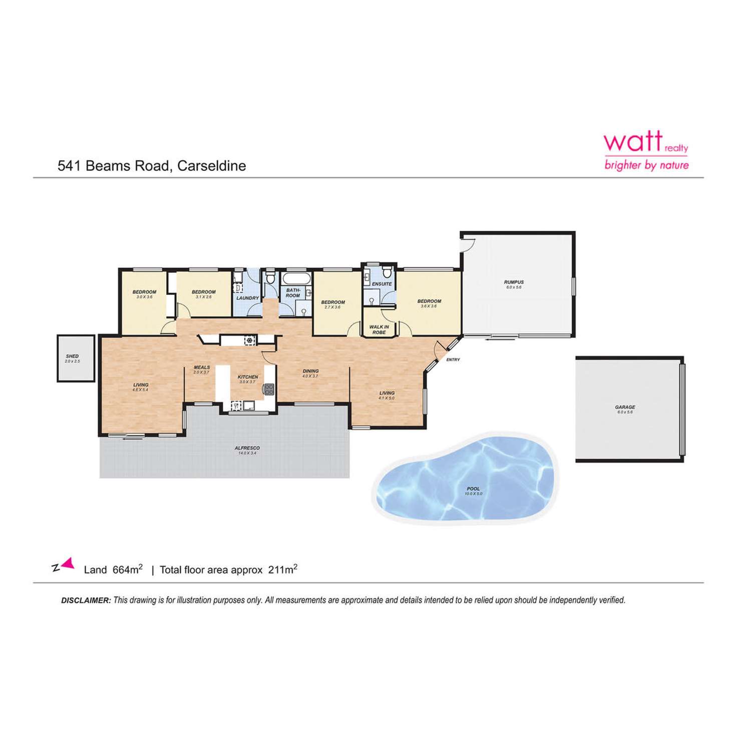 Floorplan of Homely house listing, 541 Beams Road, Carseldine QLD 4034