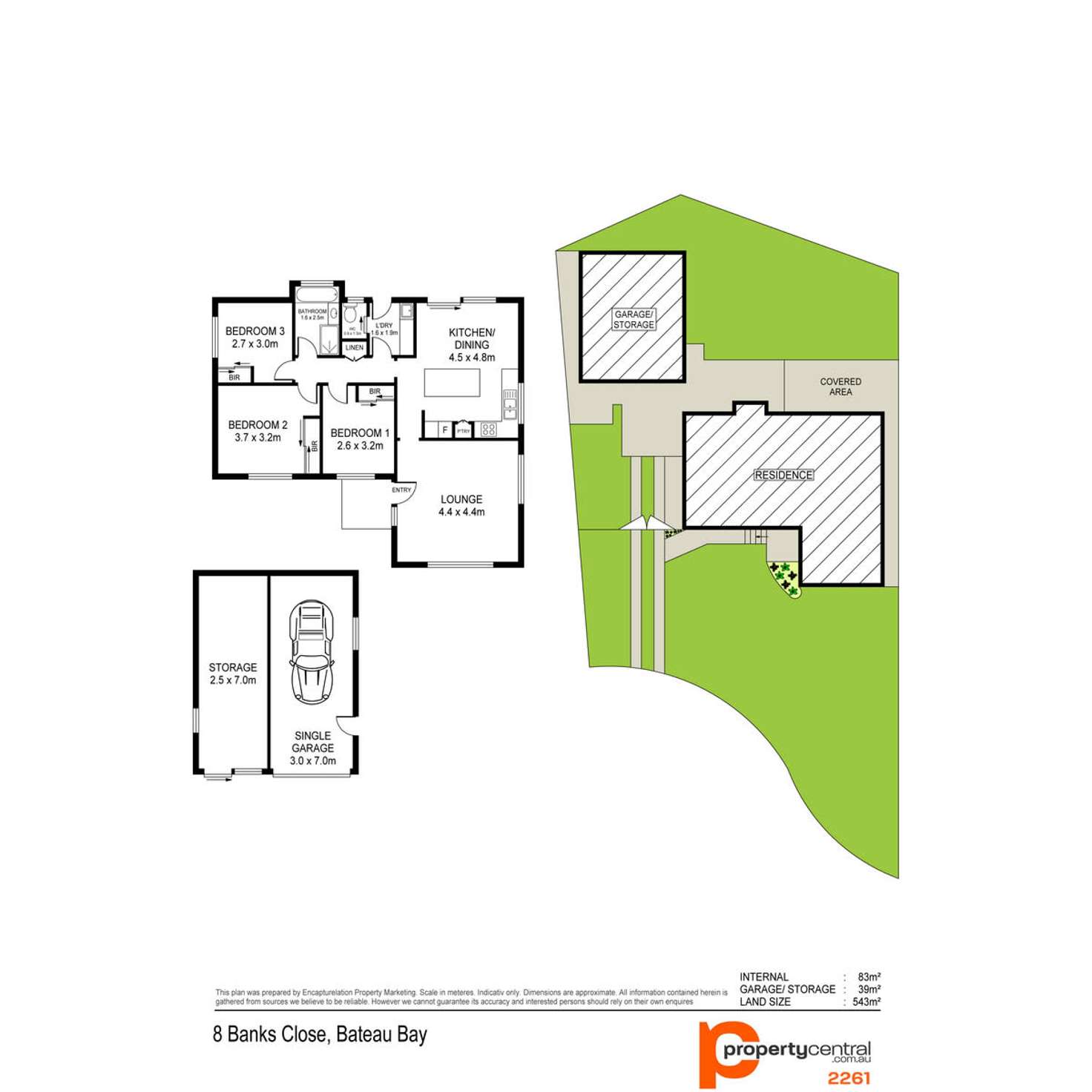 Floorplan of Homely house listing, 8 Banks Close, Bateau Bay NSW 2261