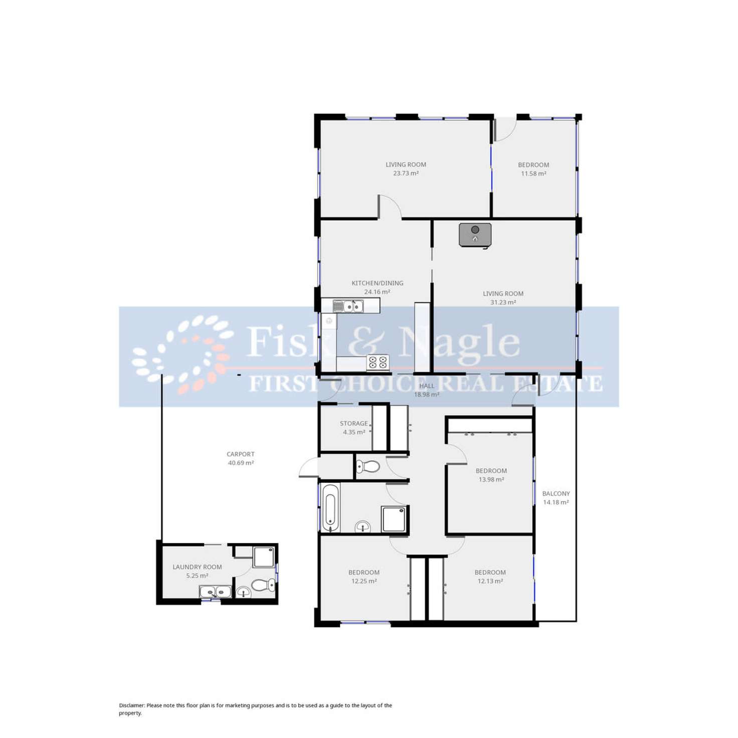 Floorplan of Homely house listing, 21 Kerrisons Lane, Bega NSW 2550