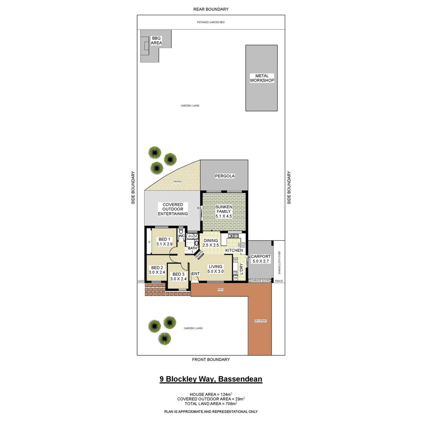 Floorplan of Homely house listing, 9 Blockley Way, Bassendean WA 6054