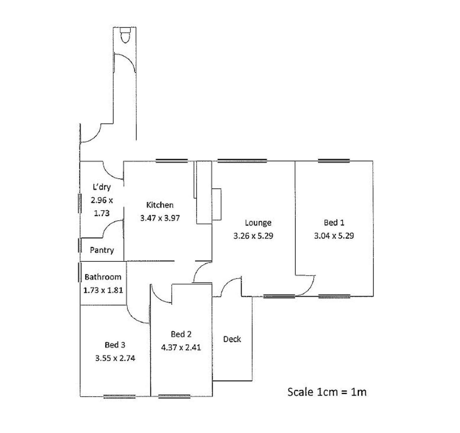 Floorplan of Homely house listing, 45 South Tce, Blyth SA 5462