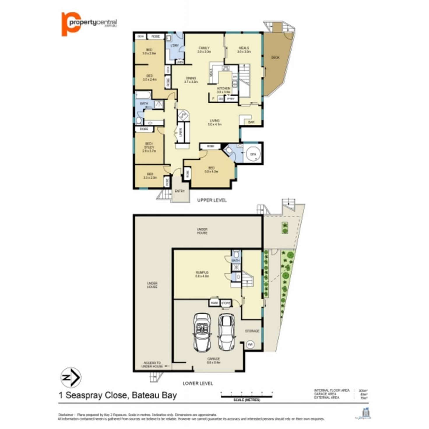 Floorplan of Homely house listing, 1 Seaspray Close, Bateau Bay NSW 2261