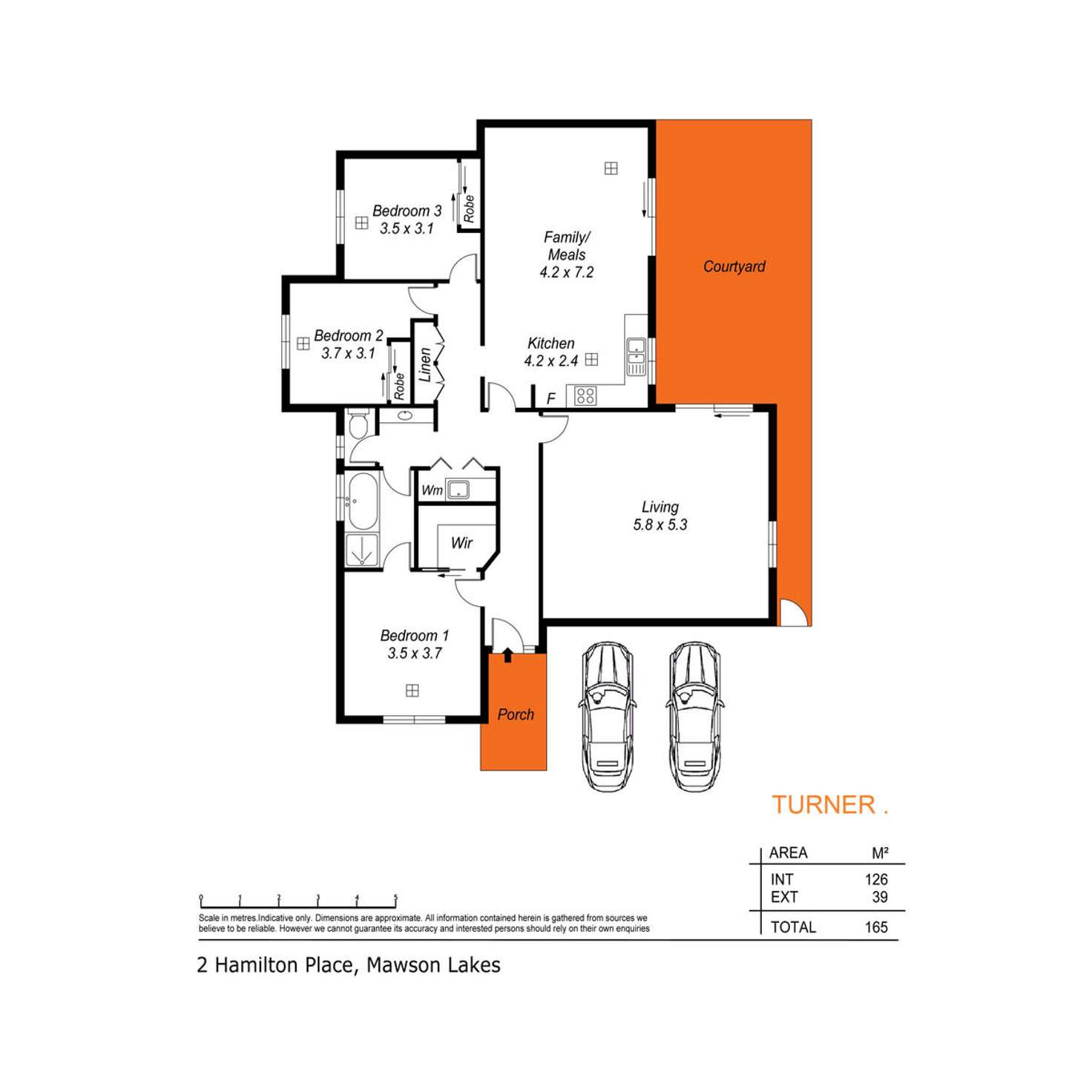 Floorplan of Homely house listing, 2 Hamilton Place, Mawson Lakes SA 5095