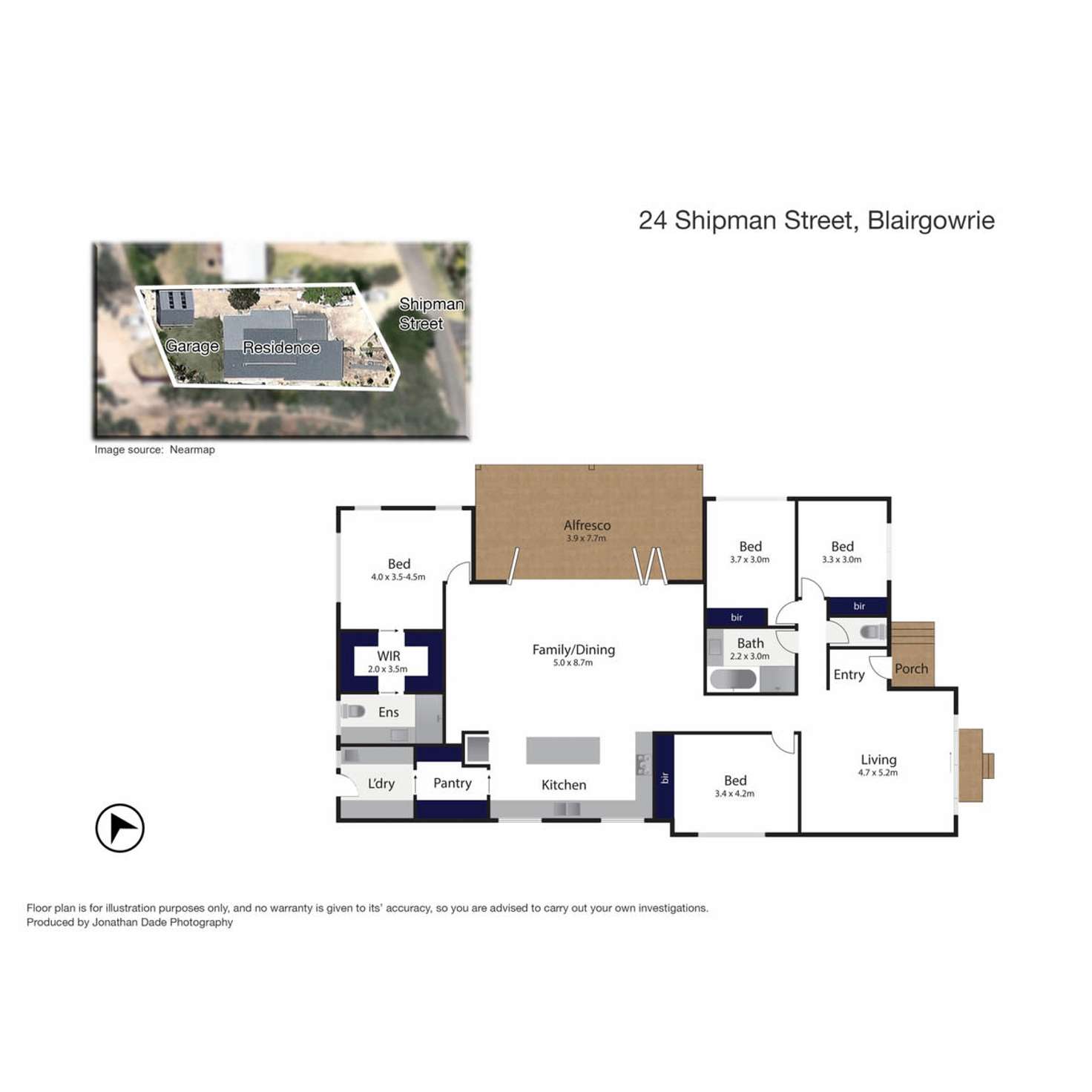 Floorplan of Homely house listing, 24 Shipman Street, Blairgowrie VIC 3942