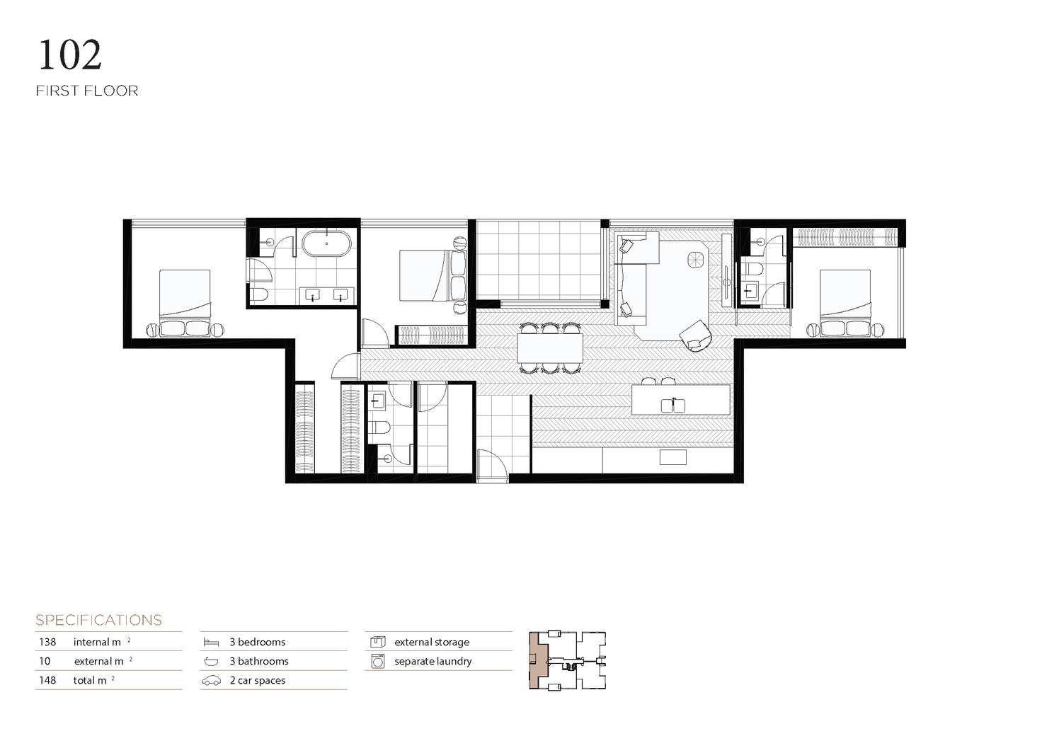 Floorplan of Homely apartment listing, G02/292-294 Hawthorn Road, Caulfield VIC 3162