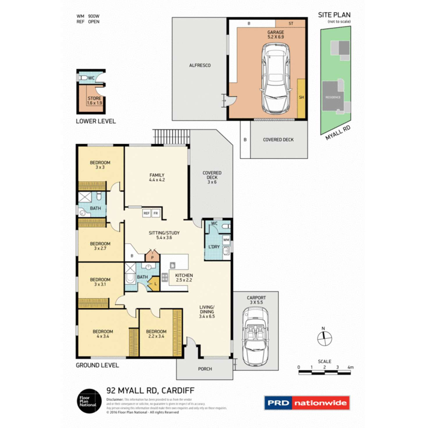 Floorplan of Homely house listing, 92 Myall Road, Cardiff NSW 2285