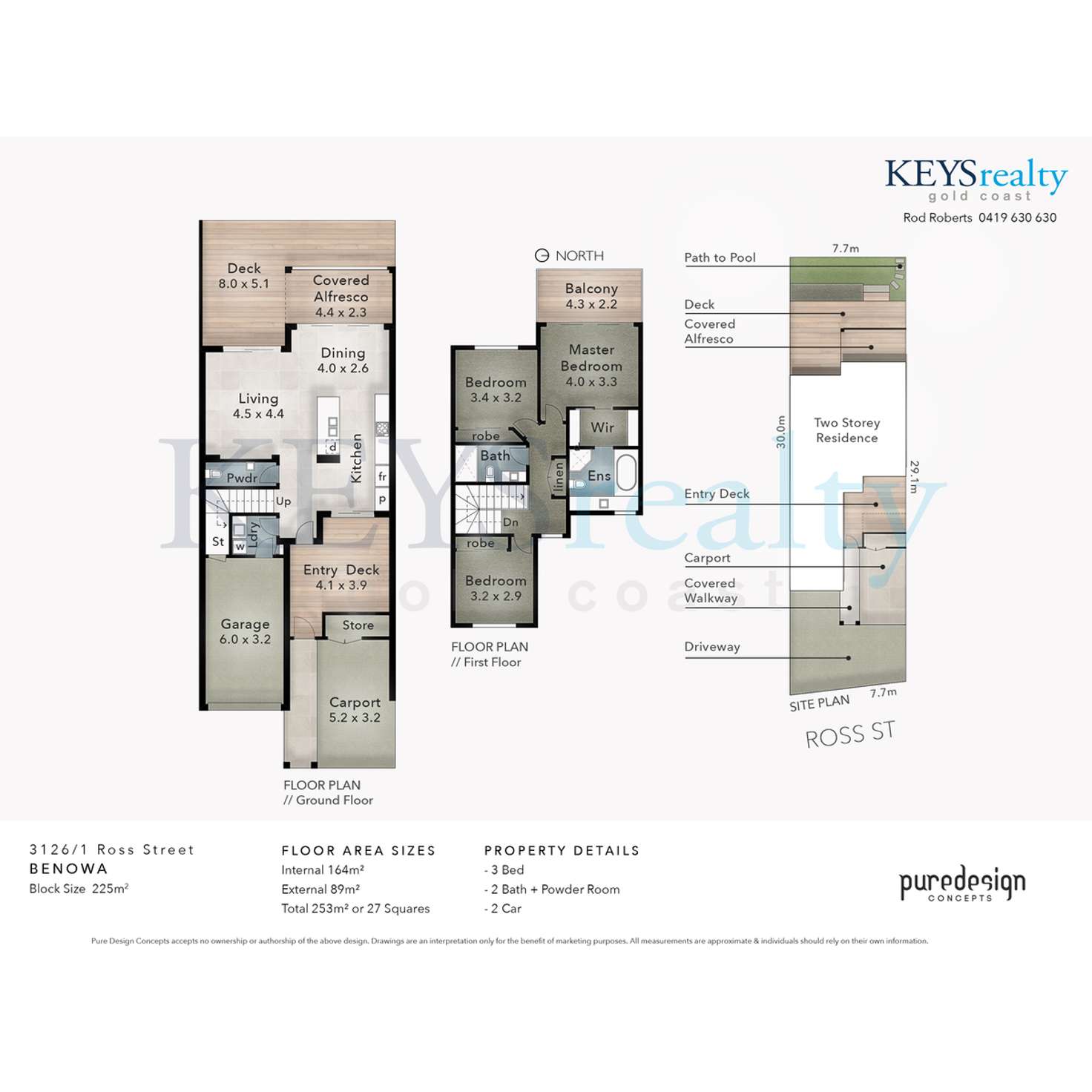 Floorplan of Homely apartment listing, 3126 Bell Park/1 Ross Street, Benowa QLD 4217