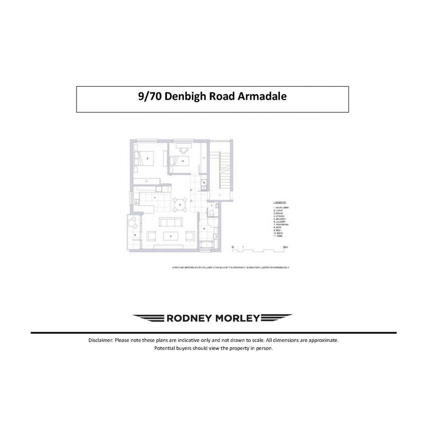 Floorplan of Homely apartment listing, 3/70 Denbigh Road, Armadale VIC 3143