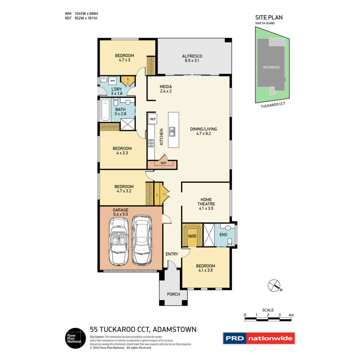 Floorplan of Homely house listing, 55 Tuckeroo Circuit, Adamstown NSW 2289