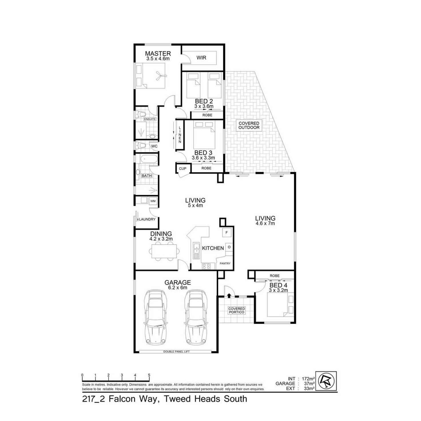 Floorplan of Homely house listing, 217/2 Falcon Way, Tweed Heads South NSW 2486