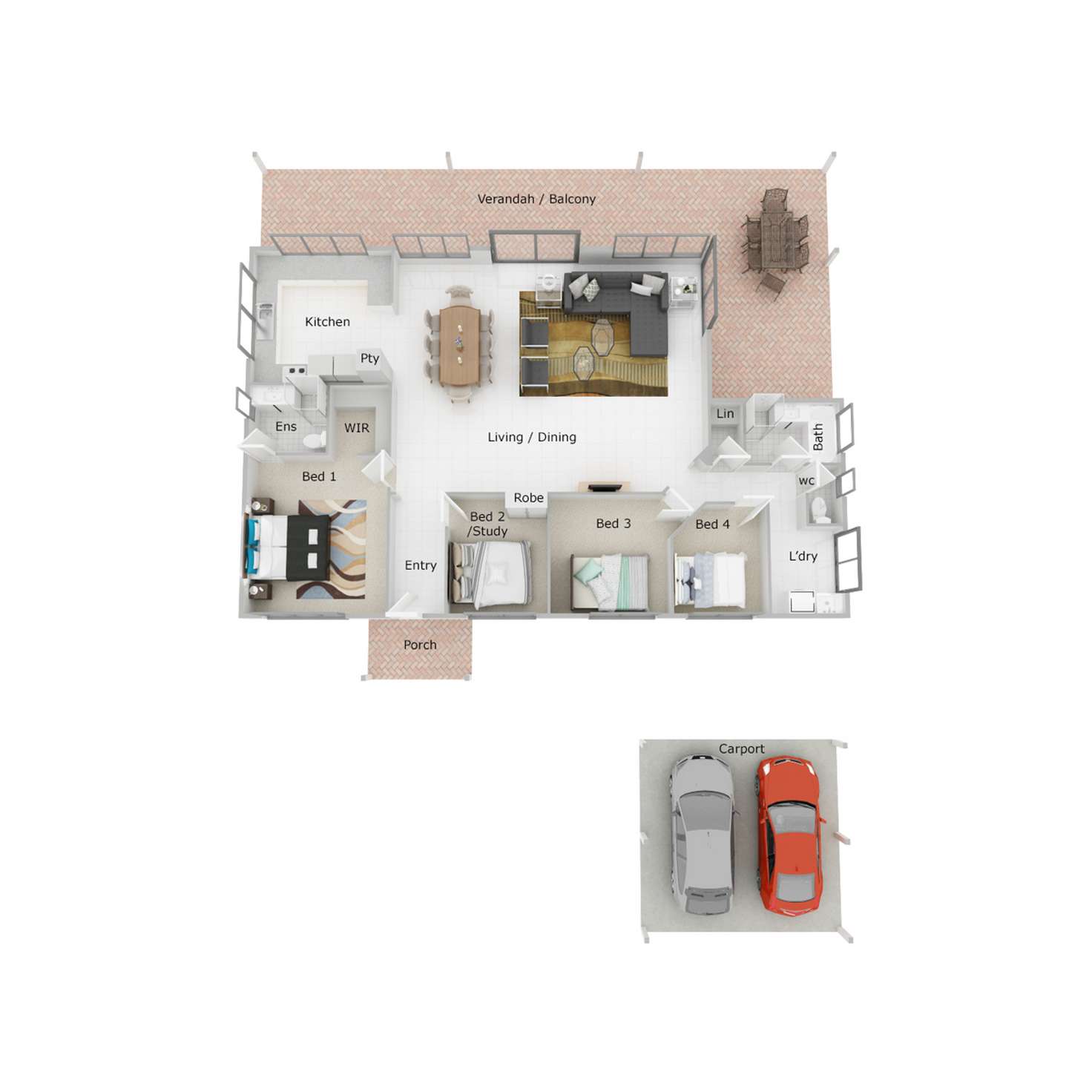 Floorplan of Homely house listing, 38 Talus Drive, Mount Richon WA 6112