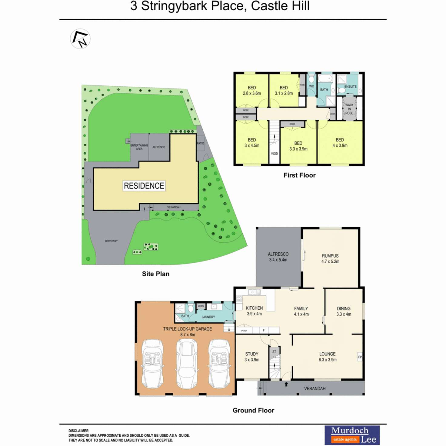 Floorplan of Homely house listing, 3 Stringybark Place, Castle Hill NSW 2154