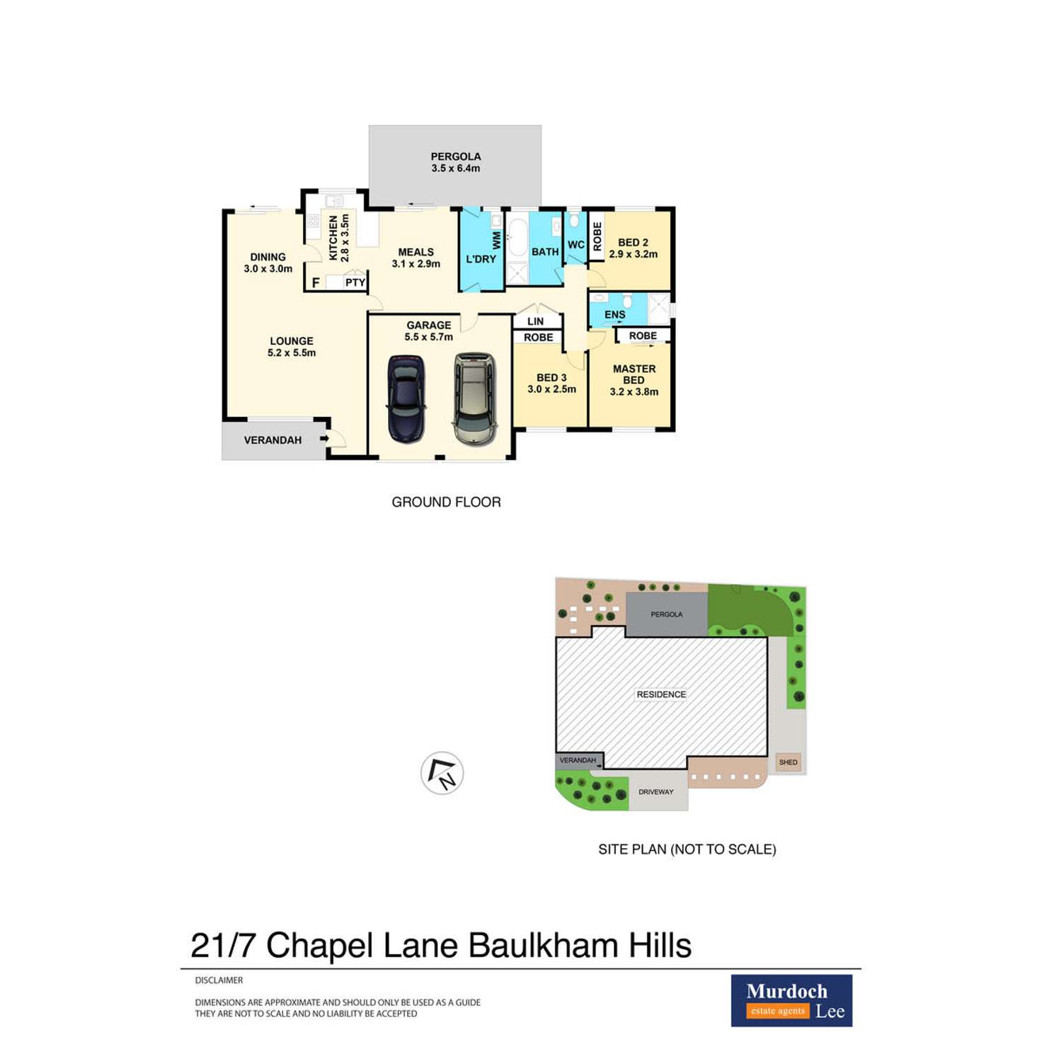 Floorplan of Homely villa listing, 21/7 Chapel Lane, Baulkham Hills NSW 2153