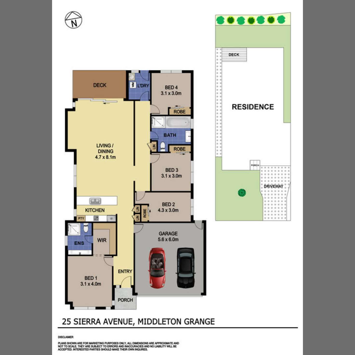 Floorplan of Homely house listing, 25 Sierra Avenue, Middleton Grange NSW 2171