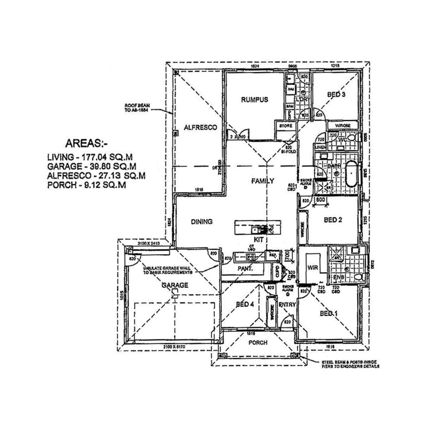 Floorplan of Homely house listing, 93 Bradman Drive, Boorooma NSW 2650