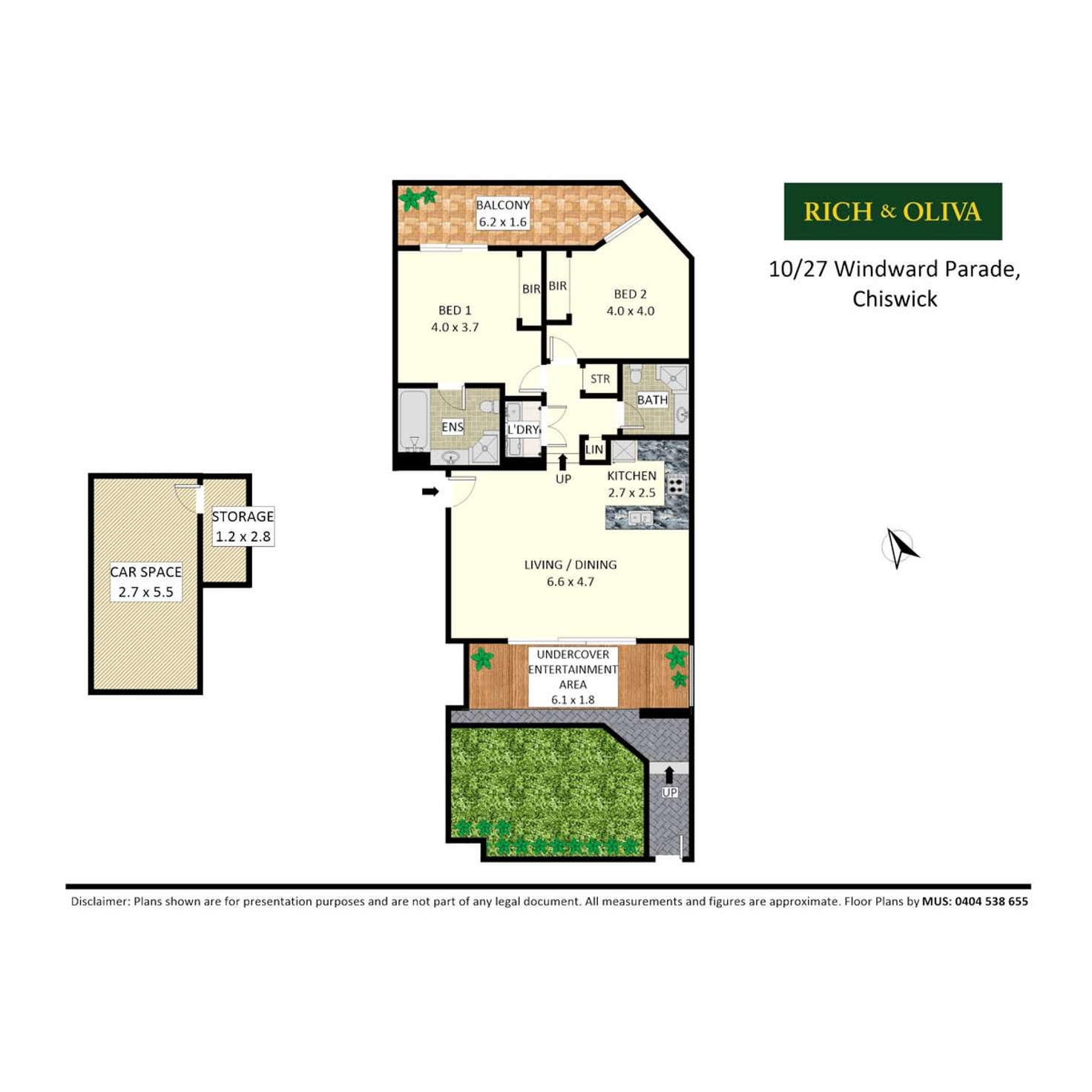 Floorplan of Homely apartment listing, 10/27 Windward Parade, Chiswick NSW 2046