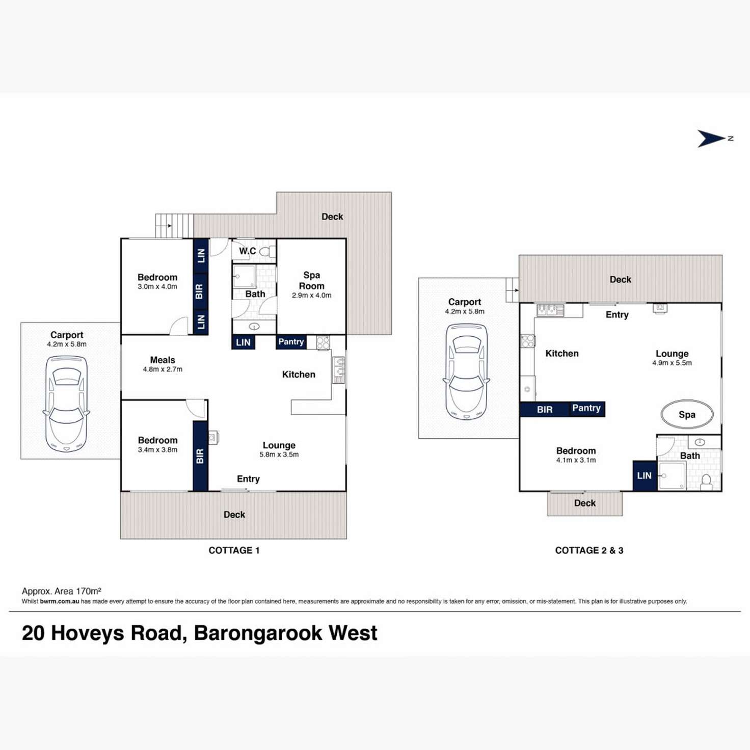 Floorplan of Homely lifestyle listing, 20 Hoveys Road, Barongarook VIC 3249