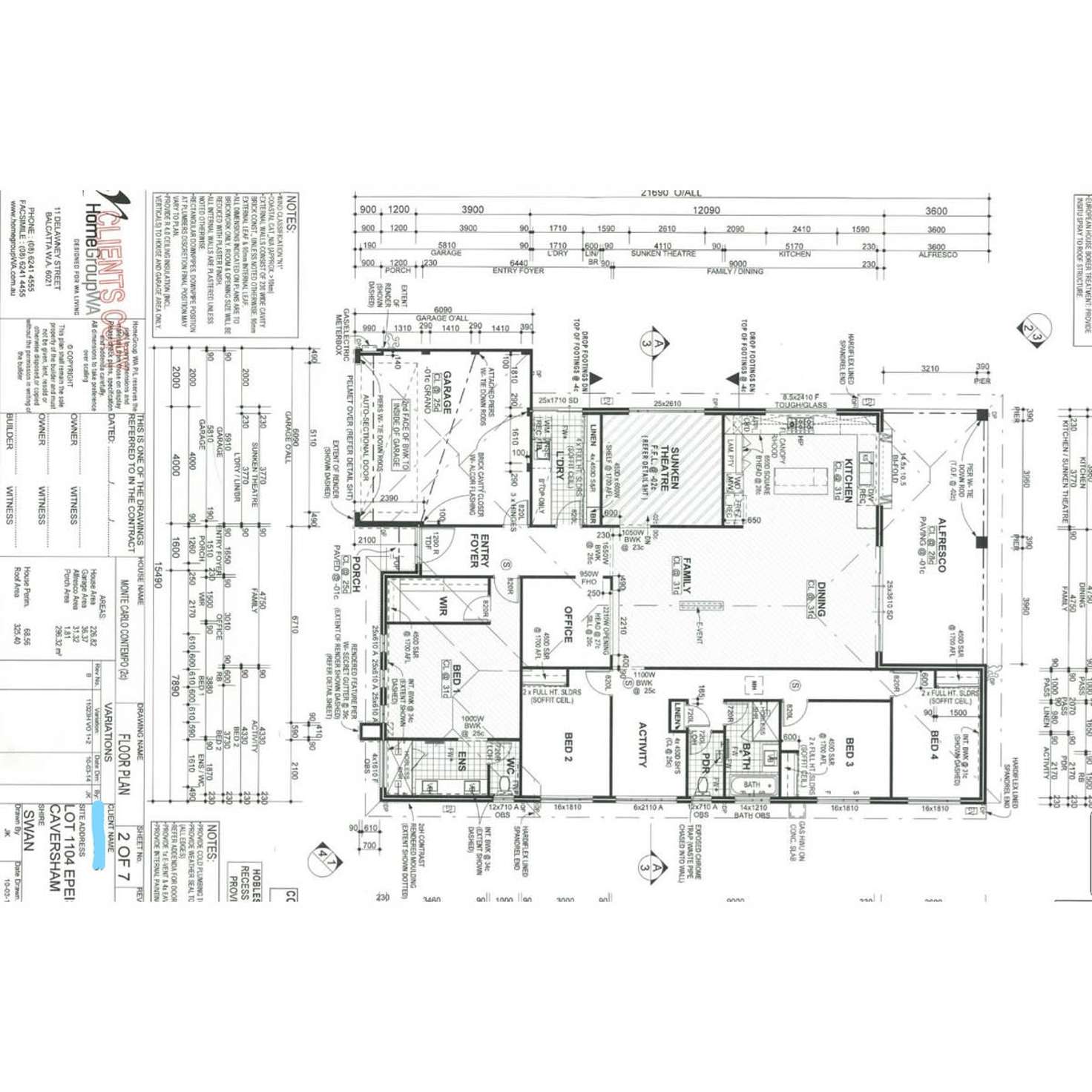 Floorplan of Homely house listing, 16 Epeissis Way, Caversham WA 6055