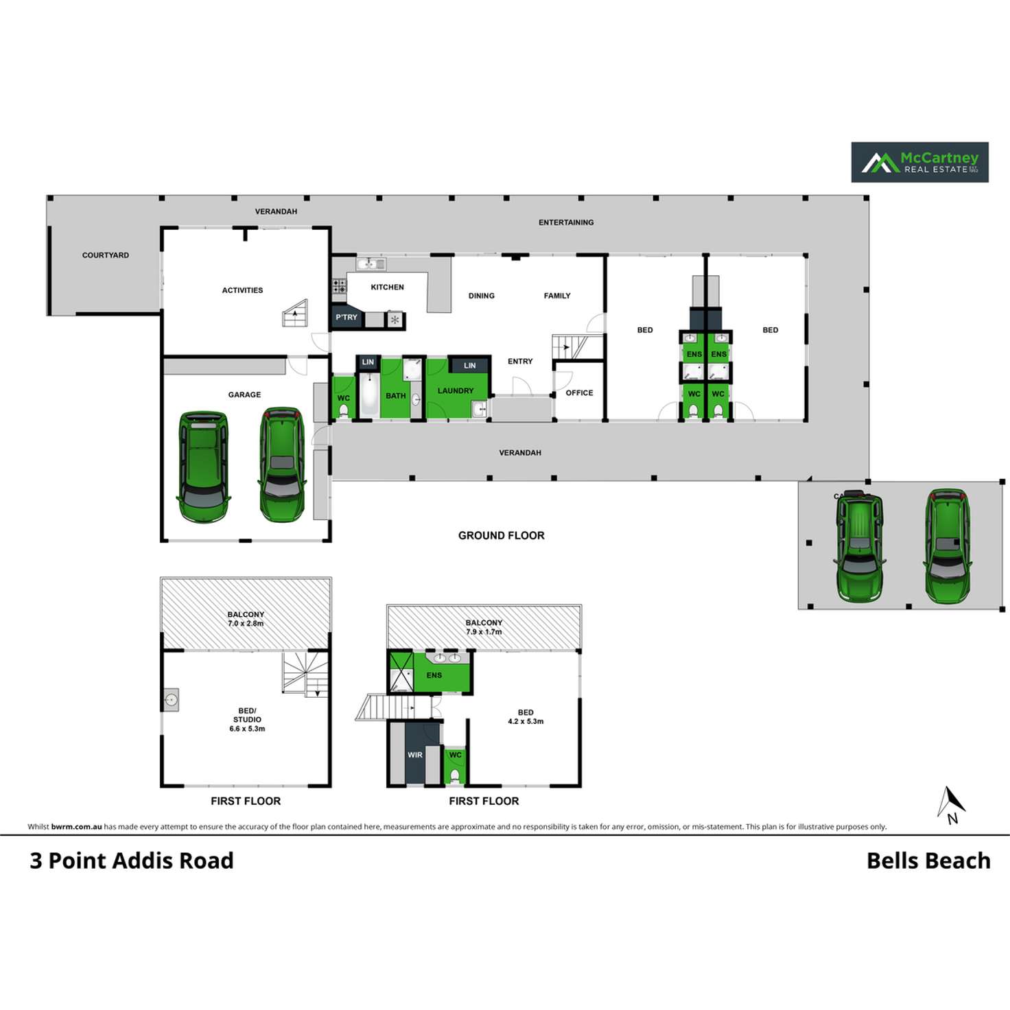 Floorplan of Homely house listing, 3 Point Addis Road, Bells Beach VIC 3228