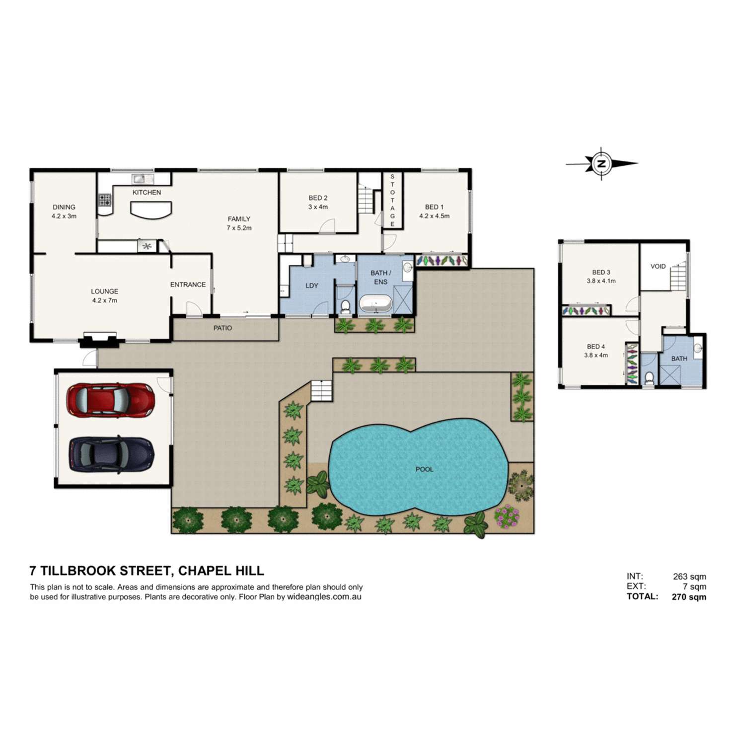 Floorplan of Homely house listing, 7 Tillbrook Street, Chapel Hill QLD 4069